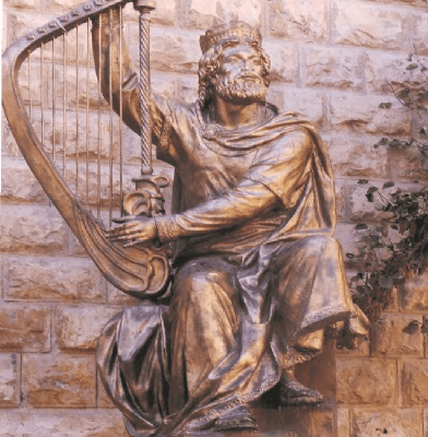 David with Harp